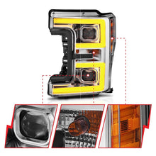 Load image into Gallery viewer, Anzo Projector Plank Style Switchback Headlight Chrome / Amber 17-18 Ford