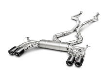Load image into Gallery viewer, Akrapovic 15-17 BMW X5M (F85) Evolution Line Cat Back (Titanium) w/ Carbon Tips S-BM/T/1
