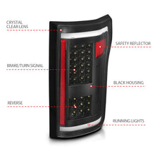Load image into Gallery viewer, Anzo Ford F-150 15-17 L.E.D Tail Lights G2 Black