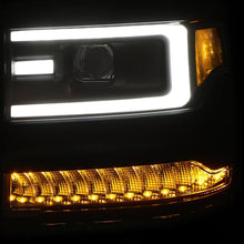 Load image into Gallery viewer, Anzo HL SEQ Chevy Silverado 1500 Black