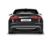 Load image into Gallery viewer, Akrapovic 13-17 Audi S6 Avant/Limousine (C7) Evolution Line Cat Back (Titanium) w/ Carbon Tips S-AU/TI/6H