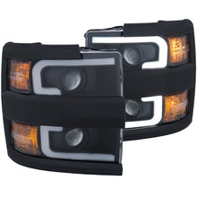 Load image into Gallery viewer, Anzo Projector Headlights 15-17 Chevrolet Silverado 2500HD / 3500HD Black w