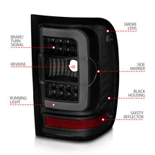 Load image into Gallery viewer, ANZO 01-11 Ford Ranger LED Taillights - Black Housing w/ Smoke Lens &amp; Light Bar 311391