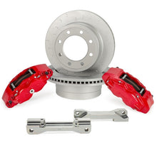 Load image into Gallery viewer, Alcon 2017+ Ford F250/F350 363x38mm Rotors 4 Piston Rear Brake Kit BKR5459P28