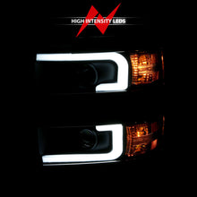 Load image into Gallery viewer, Anzo 2015-2016 Chevrolet Silverado Projector Headlights w/ Plank Style Desi