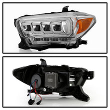 Load image into Gallery viewer, Spyder 16-20 Toyota Tacoma Halogen Model Only High-Power LED Headlights - Chrome PRO-YD-TT16HALAP-C 5088369