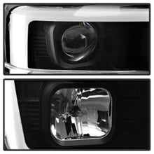 Load image into Gallery viewer, Spyder 08-10 Ford F-250 Projector Headlights V2 - Light Bar DRL LED - Black PRO-YD-FS08V2-LB-BK 5084477