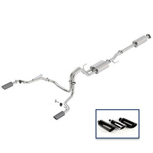 Load image into Gallery viewer, Ford Racing 15-18 F-150 5.0L Cat-Back Sport Exhaust System - Rear Exit Carbon Fiber Tips M-5200-F1550DSFA