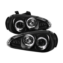 Load image into Gallery viewer, Spyder Mazda MX3 92-96 Projector Headlights LED Halo LED Black High H1 Low H1 PRO-YD-MMX392-HL-BK 5011503