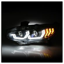 Load image into Gallery viewer, Spyder Honda Civic 16-18 2DR/4DR/Hatchback Headlight Black PRO-YD-HC16PL-SEQ-BK 5087539