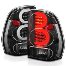 Load image into Gallery viewer, ANZO 2002-2009 Chevrolet Trailblazer LED Tail Lights w/ Light Bar Black Housing Clear Lens 311371