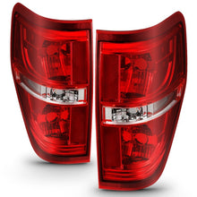 Load image into Gallery viewer, ANZO 2009-2014 Ford F-150 Euro Taillight Red/Clear (W/O Bulb) 311299