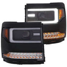 Load image into Gallery viewer, Anzo HL SEQ Chevy Silverado 1500 Black