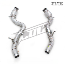 Load image into Gallery viewer, High‑Flow Downpipe with Heat Shield for Mercedes‑Benz E63 / E63S AMG W213 4.0TT