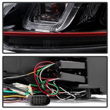 Load image into Gallery viewer, Spyder Volkswagen Golf / GTI 10-13 Version 3 Projector Headlights - Black PRO-YD-VG10V3R-DRL-BK 5082046