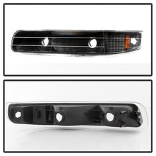 Load image into Gallery viewer, SPYDER Xtune Chevy Silverado 99-02 Amber Reflector Bumper Lights Black CBL-JH-CS99-AM-BK 5064271