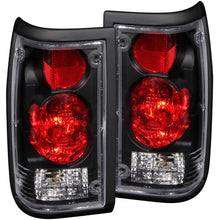 Load image into Gallery viewer, Anzo 1986-1993 Mazda B2000 Tail lights Black