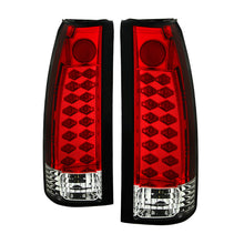 Load image into Gallery viewer, Spyder Chevy C/K Series 1500 88-98/Blazer 92-94 LED Tail Lights Red Clear ALT-YD-CCK88-LED-RC 5001375