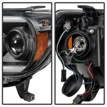 Load image into Gallery viewer, Spyder Toyota Tacoma 12-15 Projector Headlights Light Bar DRL Black PRO-YD-TT12-LBDRL-BK 5081711