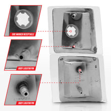 Load image into Gallery viewer, ANZO 1994-1998 Chevrolet Blazer Corner Lights Clear Lens w/ Amber Reflector 521041