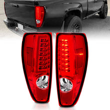 Load image into Gallery viewer, ANZO 2004-2012 Chevrolet Colorado/ GMC Canyon LED Tail Lights w/ Light Bar Chrome Housing Red/Clear 311384