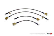 Load image into Gallery viewer, AMS Performance 2009+ Nissan GT-R R35 Alpha Short Route Style Stainless Steel Brake Lines ALP.07.01.0001-2