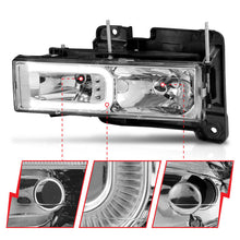 Load image into Gallery viewer, ANZO 1999-2000 Cadillac Escalade Crystal Headlights 111499
