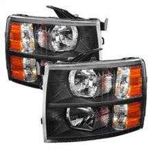 Load image into Gallery viewer, SPYDER Xtune Chevy Silverado 07-13 Crystal Headlights Black HD-JH-CS07-AM-BK 5076991