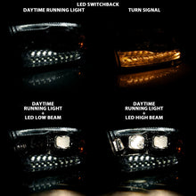 Load image into Gallery viewer, ANZO 2009-2018 Dodge Ram 1500 Projector H.L. Switchback Black Amber 111441