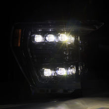 Load image into Gallery viewer, AlphaRex 21-22 Ford F-150 NOVA LED Proj Headlights Plank Style Alpha Blk w/Activ Light/Seq Signal 880138 *Discontinued