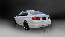 Load image into Gallery viewer, Corsa 12-14 BMW 335i Sedan RWD F30 3in Polished Touring Dual Rear Single 3.5in Tip Cat-Back Exhaust 14937