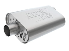 Load image into Gallery viewer, Borla CrateMuffler Big Block Mopar 383/413/426/440 2.5in Offset/Center 14inx4.35inx9in Oval Muffler 400941