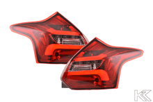 Load image into Gallery viewer, Ford Focus 3 (C346) Hatchback Red LED Taillights Set (2011 - 2014)