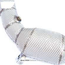 Load image into Gallery viewer, High Flow Catted T304 Stainless Downpipe for Mercedes Benz G500 W463A 4.0T