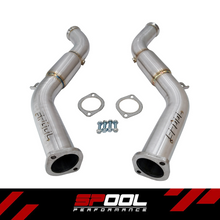 Load image into Gallery viewer, Spool VR30DDTT Full Resonated Downpipes Upgrade [Race Downpipes] | Infiniti Q50 Q60 RZ34 [VR30]