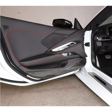 Load image into Gallery viewer, Dry Carbon Fiber Door Anti‑Kick Panel Cover for Chevrolet Corvette C8