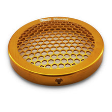 Load image into Gallery viewer, Gold Billet 4" Inch Turbo Inlet Guard Velocity Stack Adapter Bellmouth Intake Hex