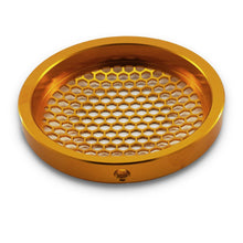 Load image into Gallery viewer, Gold Billet 4" Inch Turbo Inlet Guard Velocity Stack Adapter Bellmouth Intake Hex