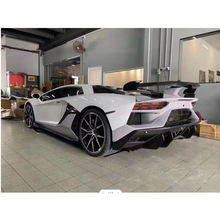 Load image into Gallery viewer, SVJ Style Dry Carbon Fiber Rear Wing Engine Hood Lid for Lamborghini Aventador LP700 LP720 LP740 LP750 Coupe