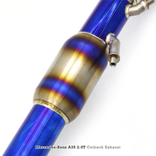 Load image into Gallery viewer, Titanium Valved Catback Exhaust System for Mercedes Benz A35 AMG 2.0T