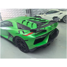 Load image into Gallery viewer, SVJ Style Dry Carbon Fiber Rear Wing with Base for Lamborghini Aventador LP700 LP750 SVJ