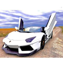 Load image into Gallery viewer, V2 Style Dry Carbon Fiber Front Lip for Lamborghini Aventador