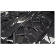 Load image into Gallery viewer, SVV Style Dry Carbon Fiber Rear Wing with Engine Hood for Lamborghini Aventador LP700 LP740 LP750 Coupe