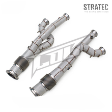 Load image into Gallery viewer, Straight Through Exhaust Downpipe System for Lamborghini Aventador SVJ Ultimae