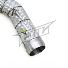 Load image into Gallery viewer, High‑Flow Downpipe with Heat Shield for Mercedes‑Benz E63 / E63S AMG W213 4.0TT