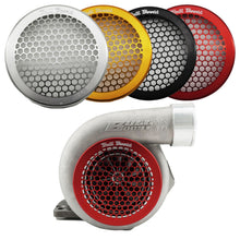 Load image into Gallery viewer, Billet 4" Inch Turbo Inlet Guard Velocity Stack Adapter Bellmouth Intake Hex