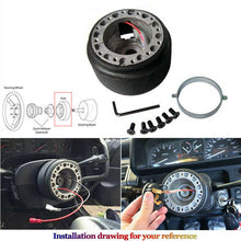 Load image into Gallery viewer, Leather 350mm Suede Steering Wheel + Hub Adapter Kit For Toyota Corolla, Hilux Pickup