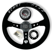 Load image into Gallery viewer, Suede Steering Wheel + Hub Adapter Kit For Subaru Impreza WRX STI Legacy Eclipse