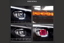 Load image into Gallery viewer, Honda Accord 8th Gen Inspired Black Demon Eyes and Ordinary Projector Headlights (2008-2012)