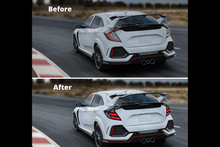 Load image into Gallery viewer, Honda Civic 10th Gen Hatchback and Type R Smoked Style LED Tail Lights Upgrade (2016-2021)
